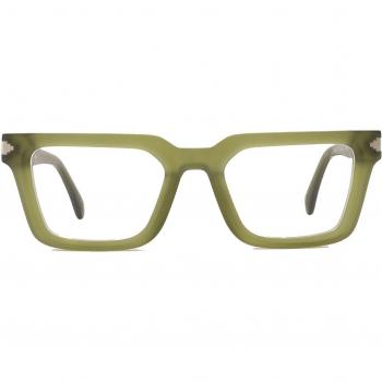 Karun Ice KAUF0371 Men's Eyeglasses Green Size 51 (Frame Only) - Blue Light Block Available