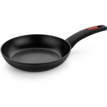 Monix Titan Full Induction Sartén con Antiadherente Reforzada con Titanio Apta para Todo Tipo de Cocina Incluida Inducción, Aluminio Forjado, Negro, 22 cm