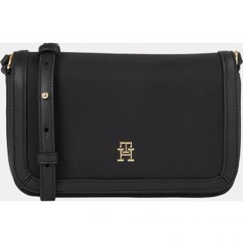 Tommy Hilfiger Th Essential Bolso Con Solapa Para El Hombro Negro