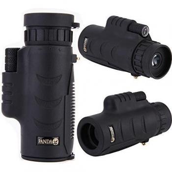 Outdoor Gear urchoiceltd® Nueva Panda 8 x 42 Mini HD telescopio monocular Tamaño de bolsillo negro