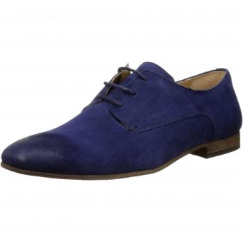 Kickers Galla, Zapatos de Cordones Derby Mujer, Azul Marino, 41 EU