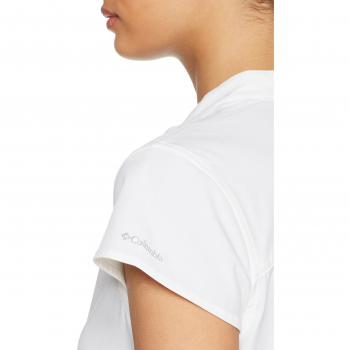 Columbia Saturday Trail Stretch Short Sleeve Shirt EK0036 Camisa de Manga Corta, Mujer, Blanco, S