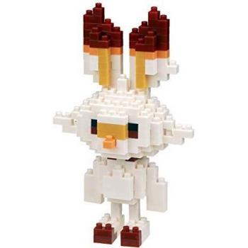 Scorbunny Nanoblock Collectible Building Kit - Micro Size Pokémon Figurine