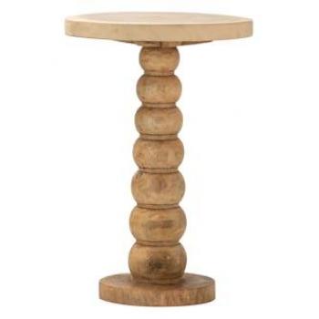 Mesa Alta de Comedor Madera Mango Natural 70x70x109 cm