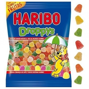 Haribo Droppys - Gominolas de Sabores Variados - 100g