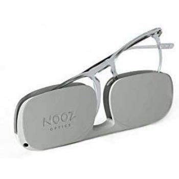 Nooz Gafas de lectura - Color Crystal Corrección +2.00 - Forma Cuadrada - Gafas Lupas para Hombres y Mujeres - Modelo Dino Colección Essential