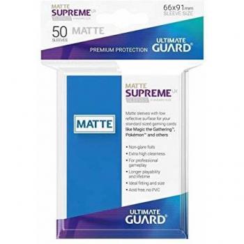 Fundas cartas Ultimate Guard Supreme UX Royal Blue Matte (50ud) Standard Size