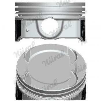 Pistón NÜRAL 87-522700-00 - Pistón de alta calidad, fabricado en aluminio, diseñado para motores de combustión interna, con un diámetro específico y características de resistencia al desgaste