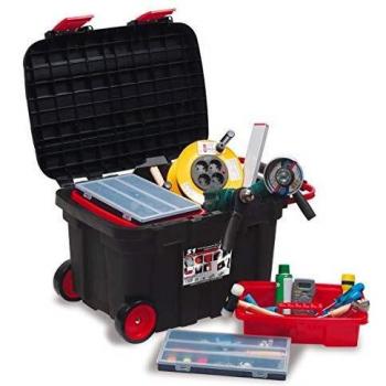 Tayg Cofre herramientas móvil nº 51, 675 x 472 x 416 mm, negro
