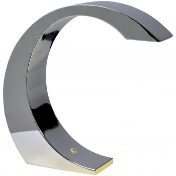 Lámpara de mesa LED moderna NAMI 33 cm cromo