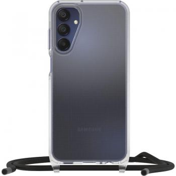 Funda Otterbox React Necklace para Samsung Galaxy A15/A15 5G - Transparente, Ultra Fina, Protectora con Cordón Ajustable y Desmontable, Testada según Estándares Militares