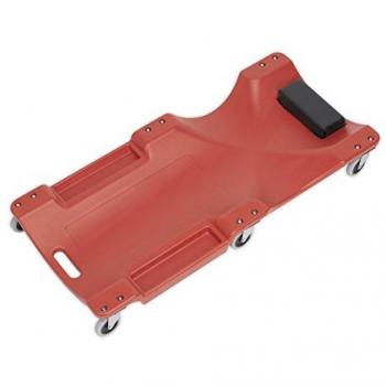 Sealey SCR80 Composite Creeper with 6 Wheels, 1000mm x 480mm x 115mm, Red