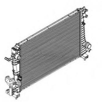 Radiador de Refrigeración del Motor NRF 58426