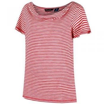 Regatta Francheska - Camiseta de Manga Corta para Mujer, Mujer, Camisetas/Polos/Chaleco, RWT147 7GF12L, Rojo