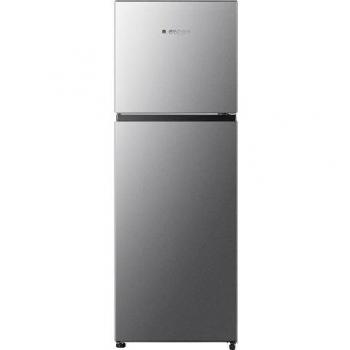 Frigorífico de Dos Puertas ASPES AF17600ENFX 170, capacidad de 170 litros, eficiencia energética A+, sistema de refrigeración estático, control mecánico de temperatura, estantes ajustables en el interior, cajón