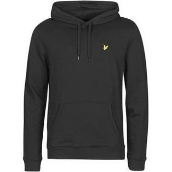 Sudadera Lyle & Scott Negra con Capucha y Cordón