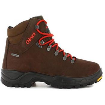 Botas Chiruca Cares GORE-TEX marrón y rojo para hombre talla 45
