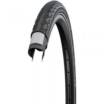 Schwalbe Cubierta Rígida Urbana Delta Cruiser Plus Active Punctureguard 26 x 1.5 (37-590) Negra Talla Única