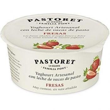 Pastoret - Yogur Artesanal Fresas, 1 Unidad x 125 g