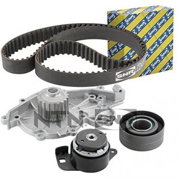 SNR KDP455.280 Kit de distribución con bomba de agua para Renault Laguna 1, Espace 3 y Grandtour