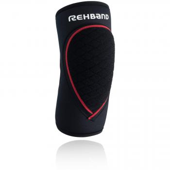 Rehband RX codera de Velocidad Acolchada, Unisex, RX Speed, Negro/Rojo, Small
