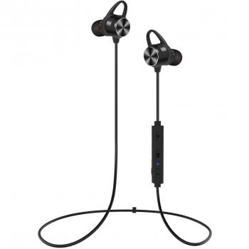 Auriculares Bluetooth, KOOHO E2, Bluetooth 4.1 Magnéticos In-ear Cascos Deportivos Inalámbricos con Mic, Resistente al Agua IPX6, Reducción de Ruido CVC6.0, Para iPad, iOS Android Móviles Smartphones PC