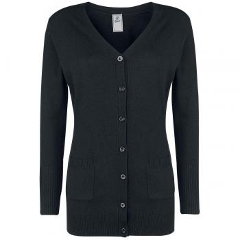 Brandit Knitted Button Cardigan Cardigan Negro XL