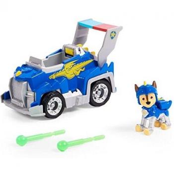 Spin Master Paw Patrol Rescue Knights Chase Transforming Vehicle with Collectible Action Figure