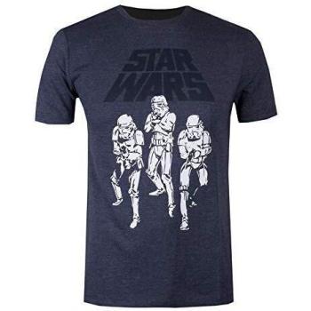 Star Wars Three Troopers Camiseta, Azul