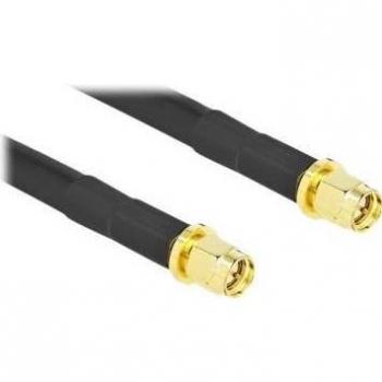 Cable Antena DeLOCK RP-SMA a RP-SMA 10m LMR/CFD300 Baja Pérdida