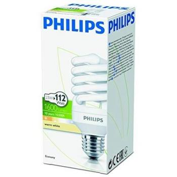 Bombilla Espiral Philips de Bajo Consumo 23W E27 2700K