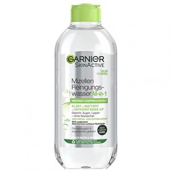 Agua Micelar Garnier 400ml para Piel Mixta y Sensible - Limpieza Facial Todo en Uno
