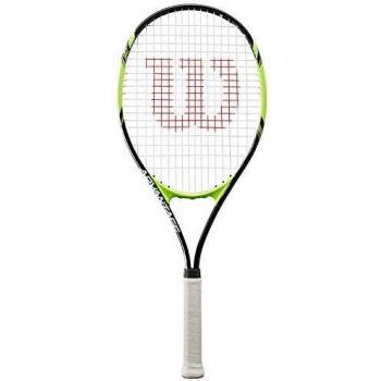 Wilson Raqueta de tenis, Advantage XL, Unisex, Principiantes y jugadores intermedios, Negro/Verde, Tamaño de empuñadura L2