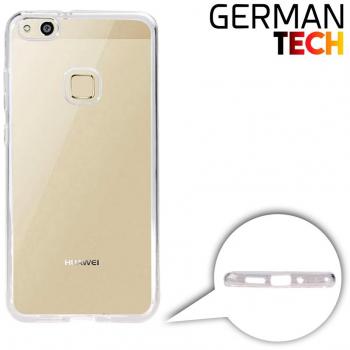 Funda Gel para Huawei P10 Lite, Carcasa TPU Flexible fabricada con la mejor Silicona, protege y se adapta a la perfección a tu Smartphone y con nuestro exclusivo diseño German Tech® - Transparente.