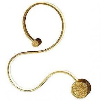 Aplique de Pared LED Integrado Grafos con Hoja de Oro