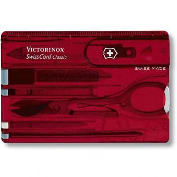 Victorinox SwissCard Classic Manicure Set, Red