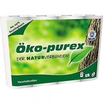 Metsä Tissue Öko-purex Papel de cocina, Pack de 4 rollos