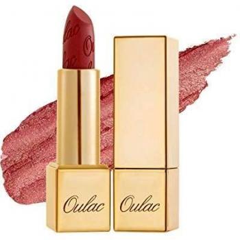 Metallic Shine Lipstick - 01 Cosmopolis - Metallic Natural Pink with Silver Sheen (Oulac)