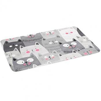 zen-kat Alfombra BAÑO Gatos Microfibra