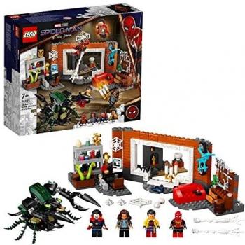 LEGO 76185 Marvel Spider-Man en el Taller del Santuario, Juguete de Construcción para Niños con Mini Figura de Doctor Strange y Bicho Gigante