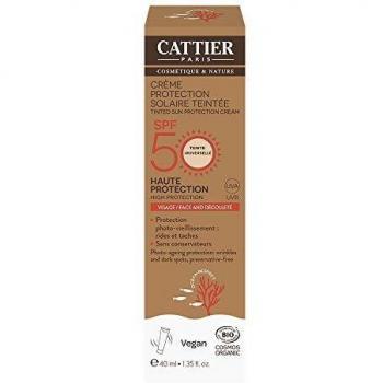 Cattier Crema Proteccion Solar Con Color Spf50 40Ml. 300 g