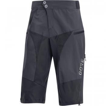 Gore Wear C5 All Mountain Pantalón Corto, Hombre, Gris