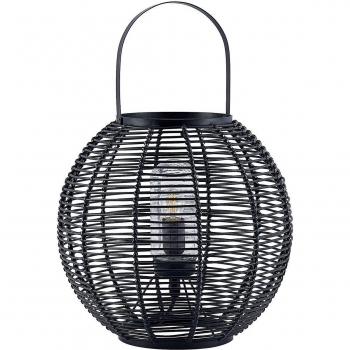Lámpara de mesa para exteriores Arcchio Feysal moderna en negro, hecha de metal, con 1 llama E27
