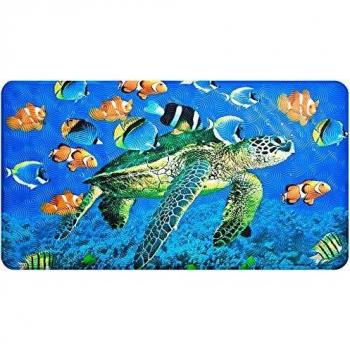 Yolife Alfombrilla para baño de Alfombrilla de Ducha Alfombrilla Antideslizante Antibacterial Plus Ventosas reforzadas Familia