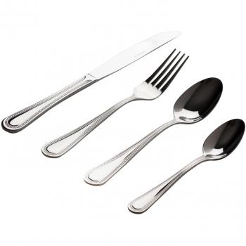 Sabichi - Wentworth juego de cubiertos, acero inoxidable, plata, 24 piezas