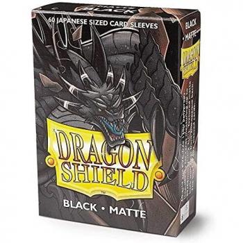 Dragon Shield Small Japanese Matte Black Sleeves (60 Count)