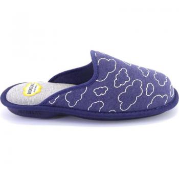 Zapatillas de casa de mujer COSDAM 4109 22 azul jeans