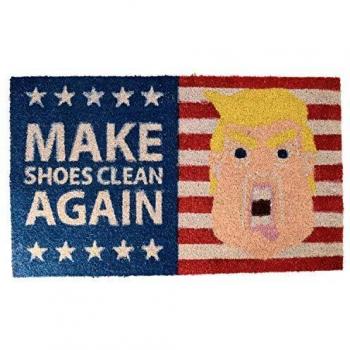 The President MAKE SHOES CLEAN AGAIN Door Mat