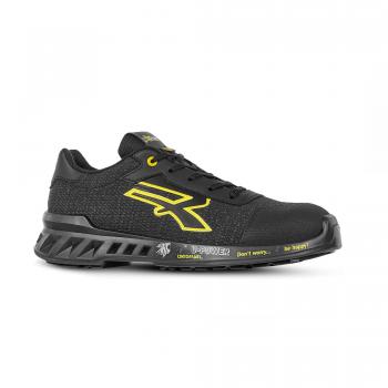 Zapatilla de Seguridad U-Power Frank S1P SRC ESD - Talla 46 - Color Negro / Amarillo