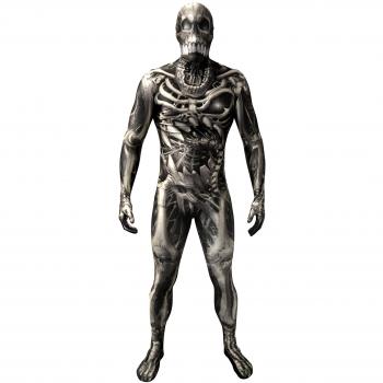 Disfraz Calavera y Huesos Morphsuit Original para Adultos - Talla L